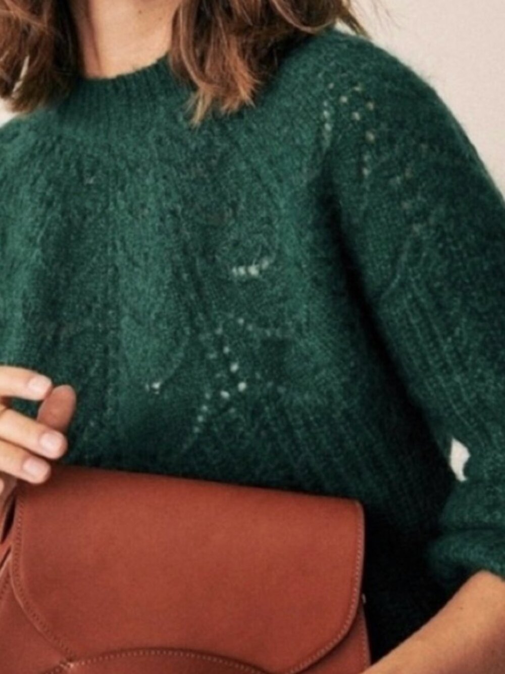 Sézane Paulin Jumper Perfect Green XL - Picture 2 of 5